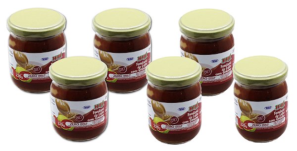 Fondant de Leite com Goiaba Diet Hué (Sem Adição de Açúcar) Sem Glúten 220g Kit 6 unidades