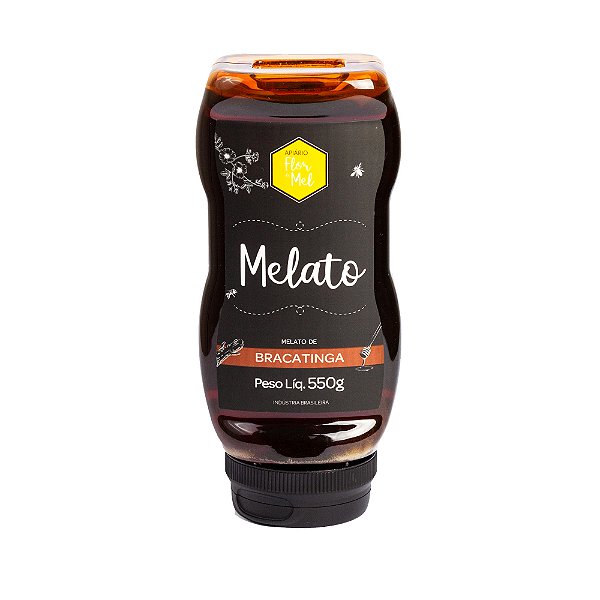 Mel Melato De Bracatinga Puro De Abelha 550g - Apiário Flor de Mel - Premium