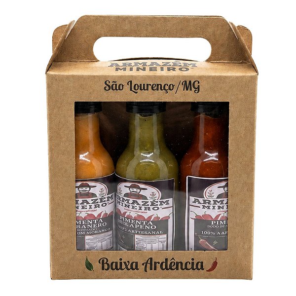 Pimentinhas Baixa Ardência Armazém Mineiro 150g Kit 3 Und