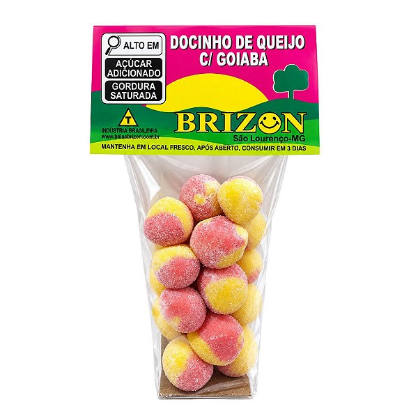 Docinho de Queijo com Goiaba Brizon 100g Tradicional Doce Mineiro