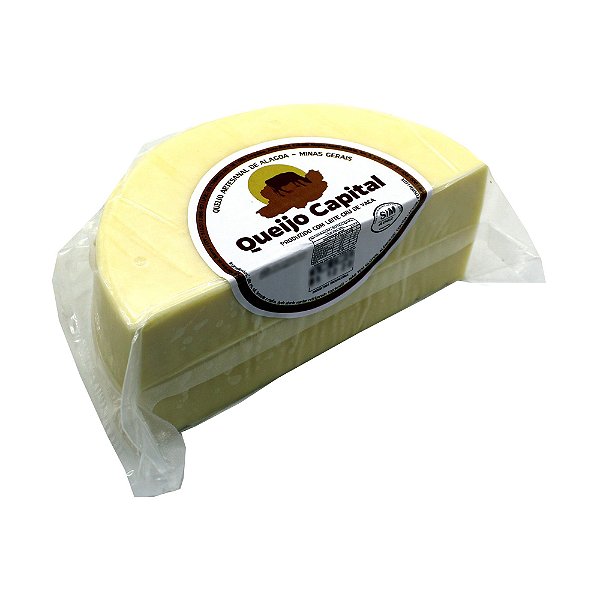 Queijo Capital Artesanal Tipo Parmesão de Alagoa-MG Meia Peça Aprox. 500g*