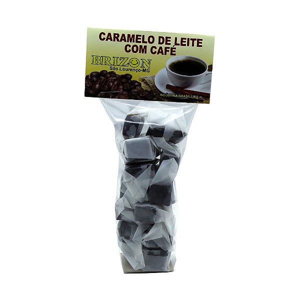 Bala de Caramelo de Leite com Café com Açúcar 100g sem Glúten Brizon
