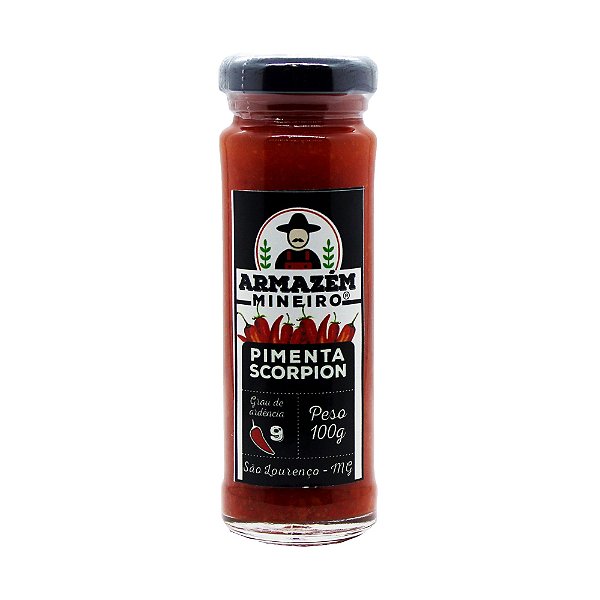 Pimenta Scorpion 100g Armazém Mineiro 100% Artesanal Ardência Grau 09