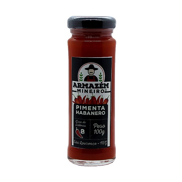 Pimenta Habanero 100g Armazém Mineiro 100% Artesanal Ardência Grau 08