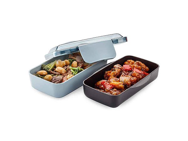 Pote para marmita Lunch Box Preta - Electrolux