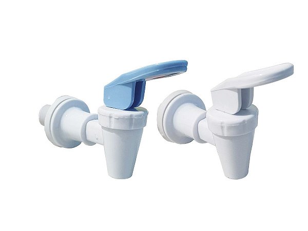 Kit 2 Torneiras Para Bebedouro IBBL PFN 2000 Branca e Azul