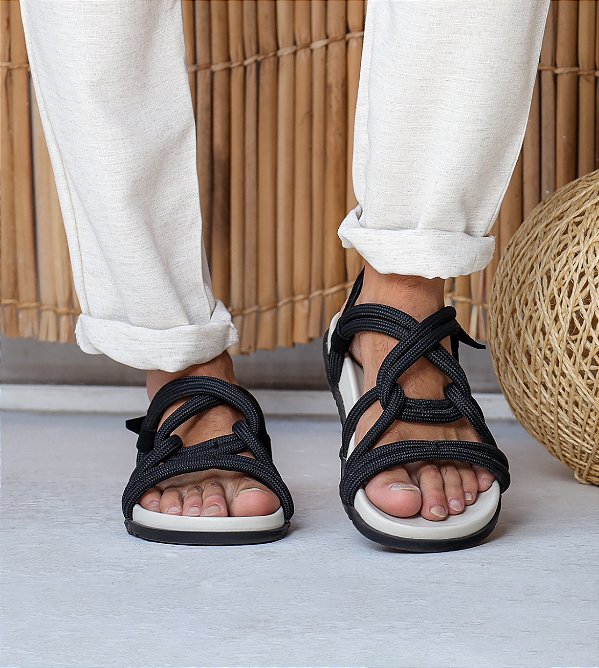 Sandália Caicó Preta