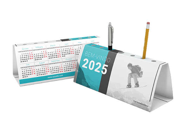 100 Calendário Triplex de mesa 2027