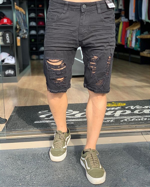 bermuda jean masculina