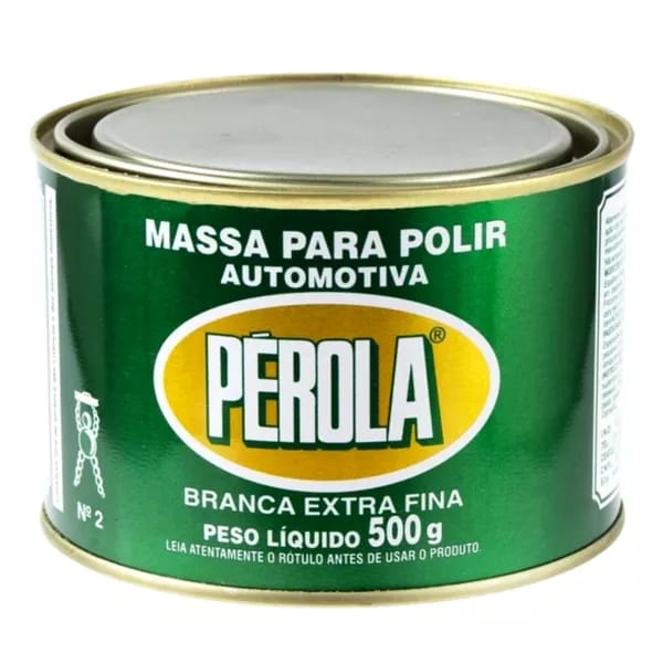 Pérola, Massa Para Polimento Branca Extra Fina N2-500g