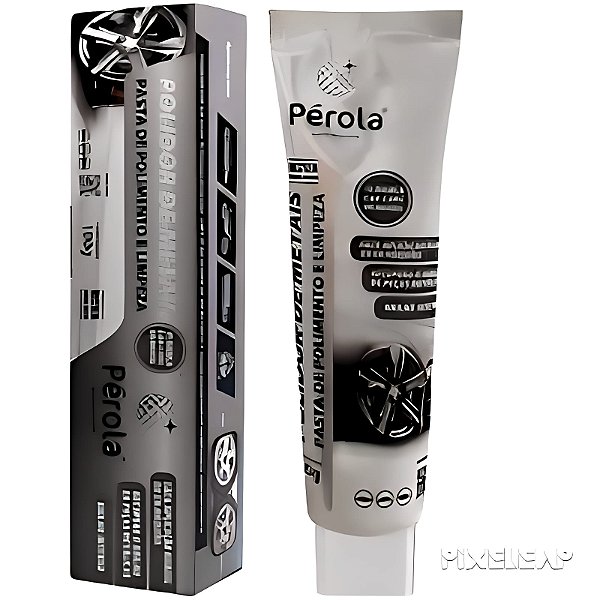Pérola-Pasta Limpadora e Polidora De Metais-100G
