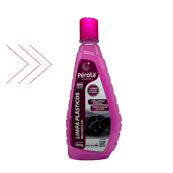 Perola, Limpa Plásticos, Couro - Multiuso Em Gel - 500 ML