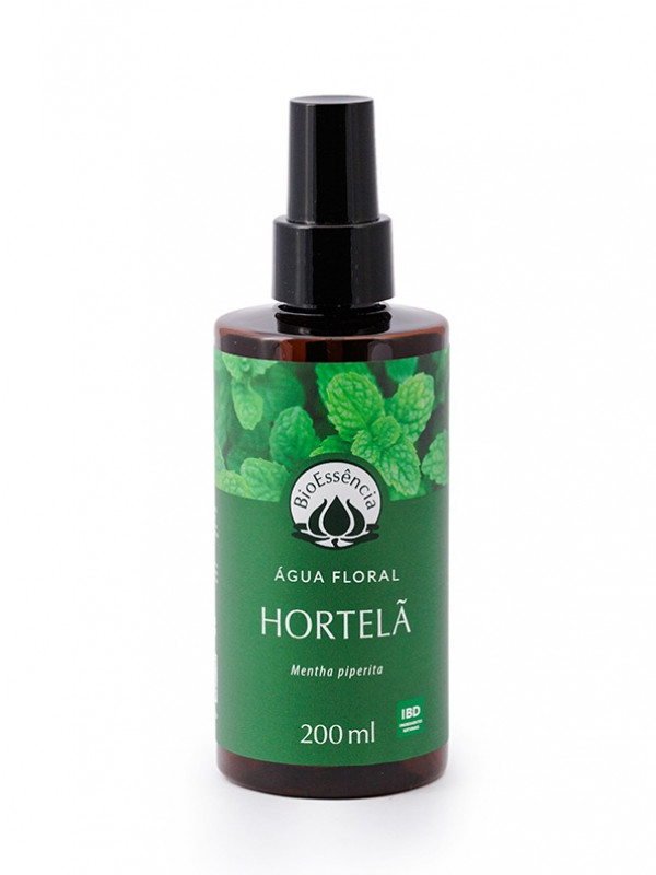 Água Floral Hidrolato Hortelã Pimenta 200ml BioEssência