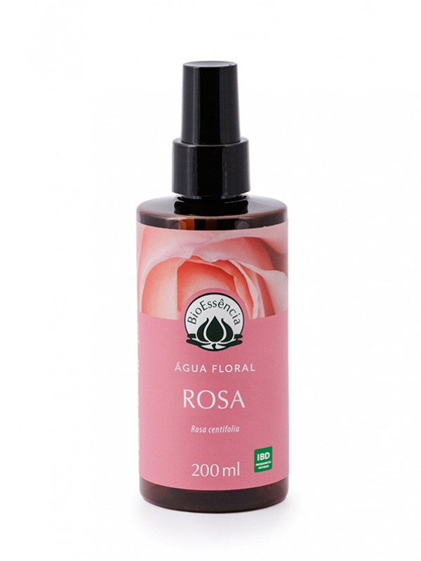 Água Floral Hidrolato de Rosas 200ml BioEssência