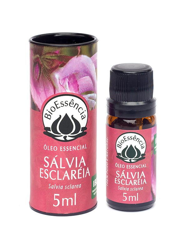 Óleo Essencial de Sálvia Esclaréia 5ml - BioEssência