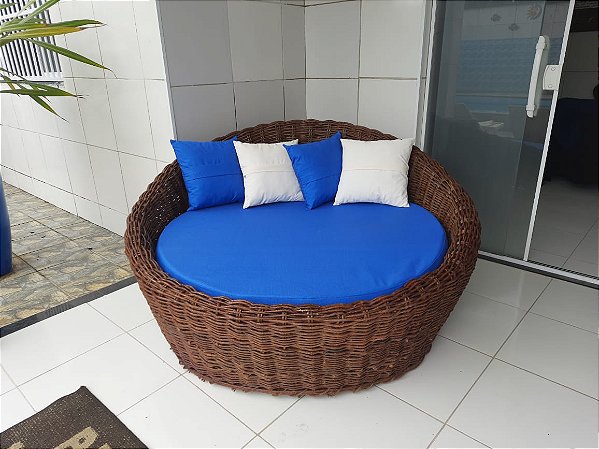 Chaise Concha Ninho de cipó Natural
