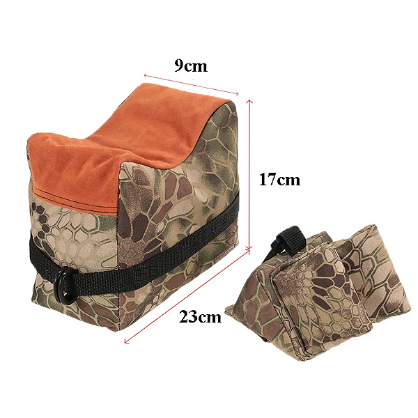 Suporte para Rifle com Bolsa Dianteira e Traseira