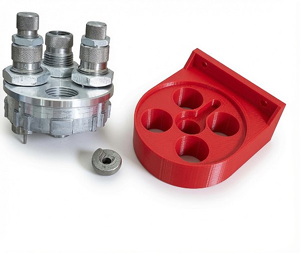 Base para disco Lee 4 furos + Shell Holder