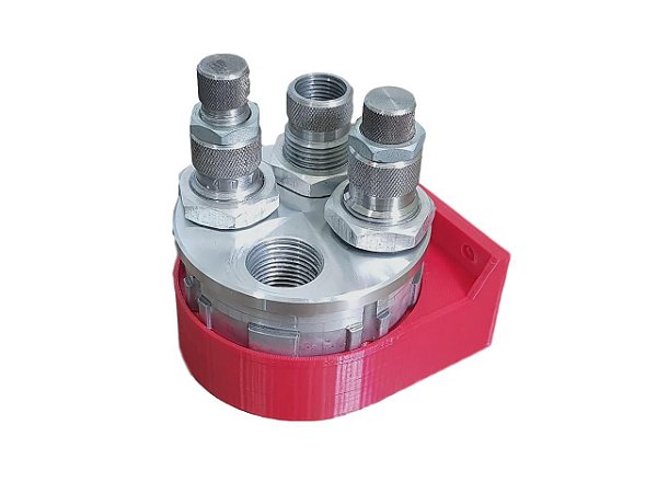 Base para disco Lee 4 furos + Shell Holder