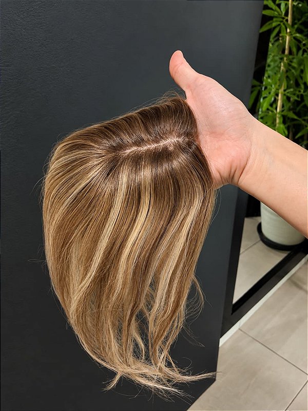 TOPO CAPILAR LUCIANA DE CABELO HUMANO LACE REPARTIÇÃO LIVRE