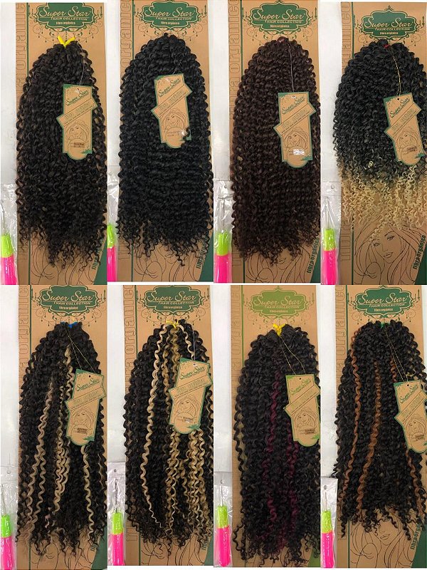CABELO ORGÂNICO CACHEADO CROCHET- MIRACEL