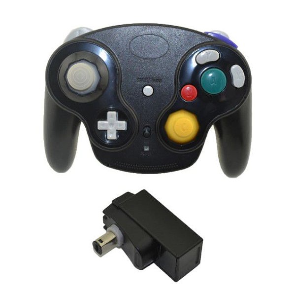 Controle Sem Fio para Nintendo GameCube Game Cube / Wii Estilo WaveBird 2.4Ghz