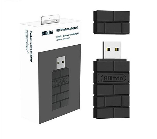 Adaptado 8bitdo USB Versão 2 para Controles Bluetooth Nintendo Switch Pc Windows MacOS Raspberry Retrofreak