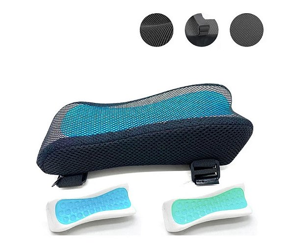 Almofada de Apoio de Braço para Cadeiras Diversas (Gamer Escritório) - Unidade Avulsa