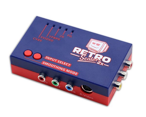 Conversor RetroScaler2x HDMI Premium Compatível com Super Nintendo, PS2, N64, Xbox Clássico e +