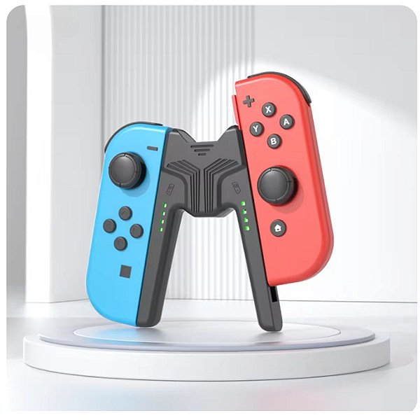 Grip De Carregamento Compatível Com Joy-con Nintendo Switch / Switch Oled