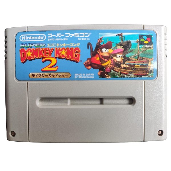 Fita / Cartucho original Super Donkey Kong Country 2 para Super Famicom - Super Nintendo