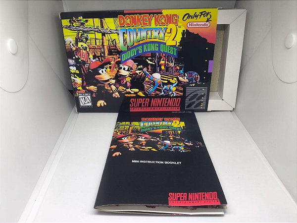 Caixa de Jogos para Super Nintendo - Inclui Berço e Mini Manual Poster