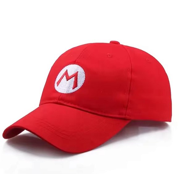 Boné Temático Super Mario Bros - Vermelho