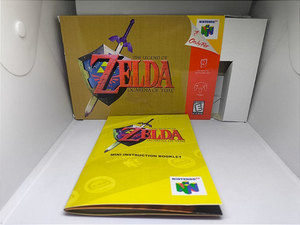 Caixa de Jogos para Nintendo 64 N64 - Inclui Berço e Mini Manual Poster