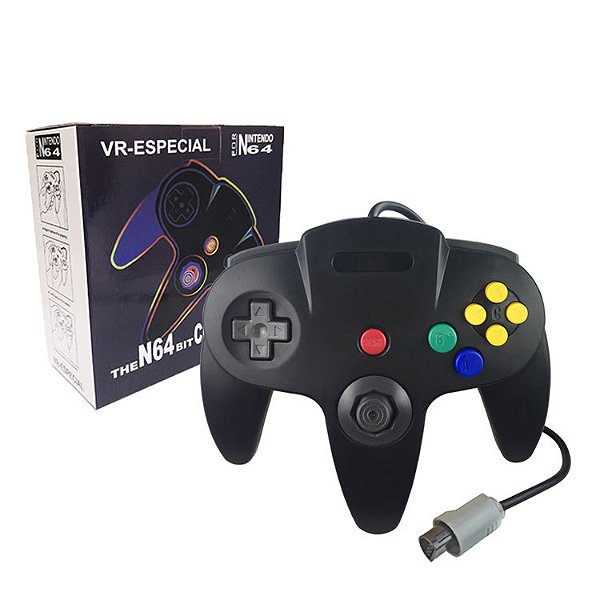 Controle para Nintendo 64 N64 - Analógico aprimorado