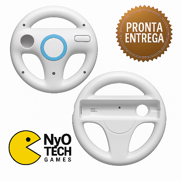 Volante Compatível com Wii Remote – Acessório para Nintendo Wii