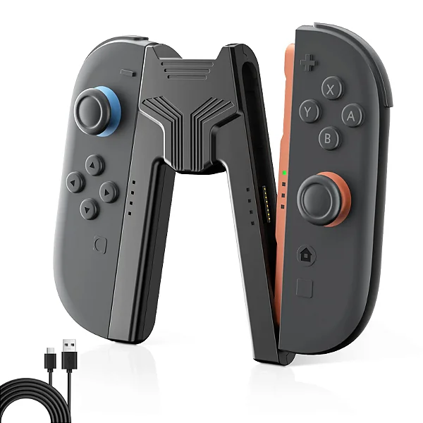 Grip com Carregador Compatível com Nintendo Switch 2