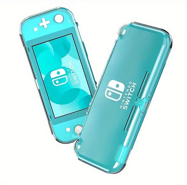 Capa Case Protetora Compatível com Nintendo Switch Lite + Tampas de Joystick
