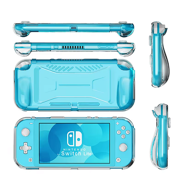Capa Case Protetora Compatível com Nintendo Switch Lite + Tampas de Joystick