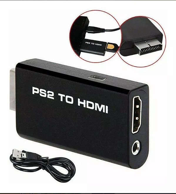 Adaptador Conversor Playstation 2 Ps2 Para Hdmi