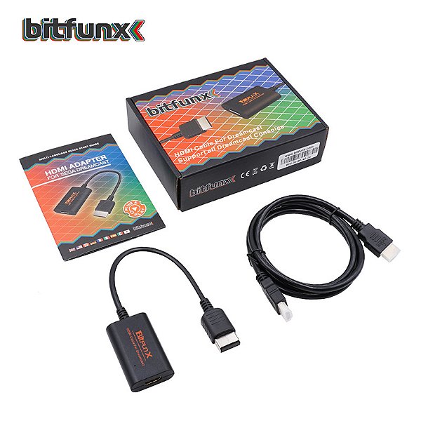 Adaptador HDMI Premium Para Sega Dreamcast Bitfunx