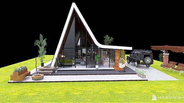 Cabana Illinois  100m2 - Sombra e Mix