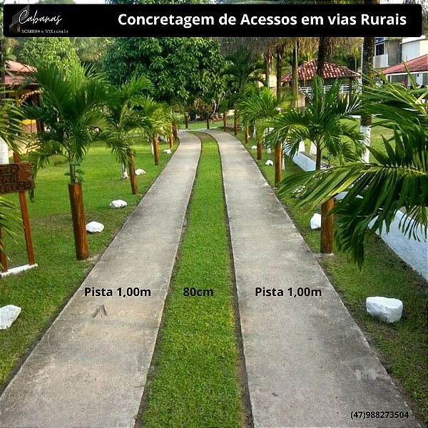 Concretagem de Vias Rurais