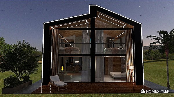 CASA Moderna Pré Fabricada 340m2  com 3 Suites