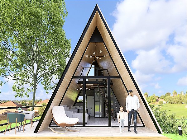 Chalé Alpino LOFT 49m2