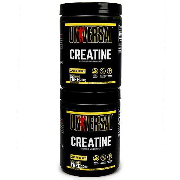 CREATINE MONOHYDRATE (200G+200G) - UNIVERSAL
