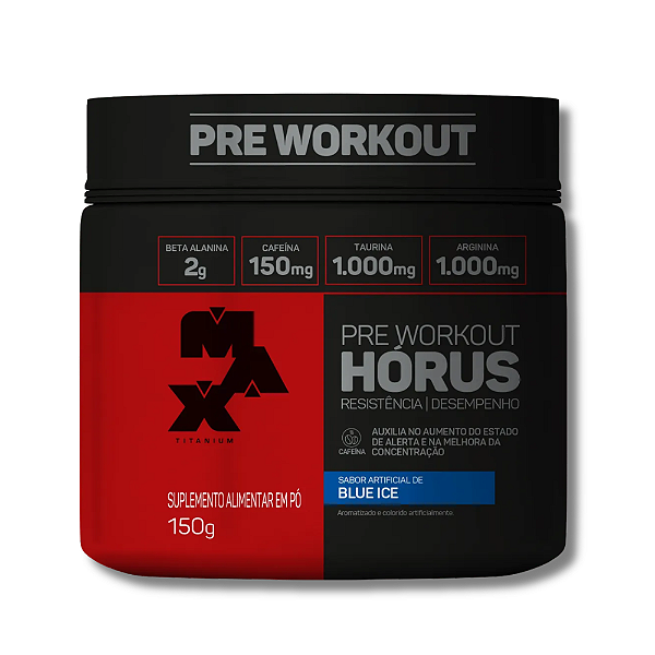 PRÉ-TREINO HORUS 300G - MAX TITANIUM