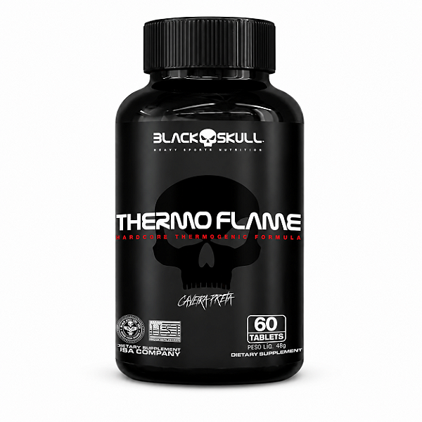 TERMOGÊNICO THERMO FLAME 60 CAPS - BLACK SKULL