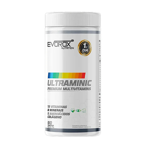 MULTIVITAMÍNICO ULTRAMINIC 90 TABLETES - EVOROX NUTRITION