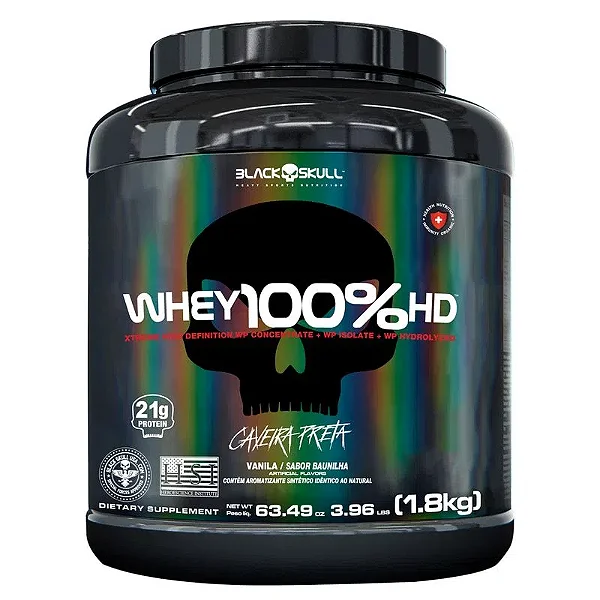 WHEY 100% HD 1.8KG - BLACK SKULL